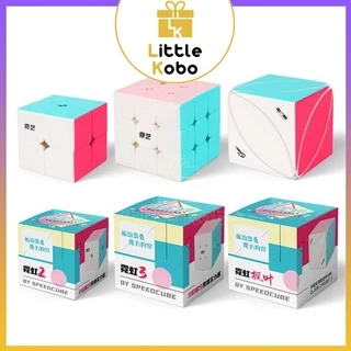 Bộ Sưu Tập Rubik QiYi Neon Edition Macaron 2x2 3x3 4x4 Ivy Cube Rubic Biến Thể Đồ Chơi Trí Tuệ Trẻ Em Phát Triển Tư Duy