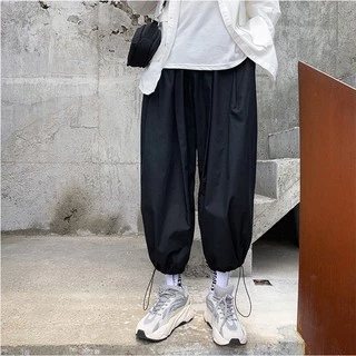 Quần Culottes Ống Loe Mặc 2 Kiểu Có Dây Rút Thành Jogger Thể ThaoLưng Thun Co Giãn JOGGER NAM 9000064C6