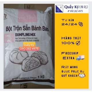 Bột trộn sẵn bánh bao xe đạp 1kg