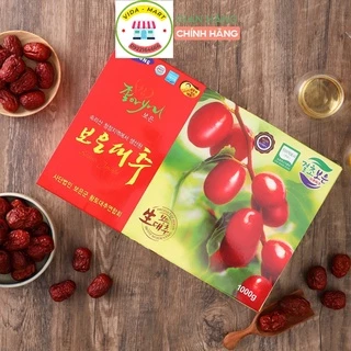 Táo Đỏ Hữu Cơ Hàn Quốc Sấy Khô Hộp 1kg Giàu Dinh Dưỡng, Giúp Bổ Sung Khí Huyết (SP1446)