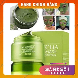 Mặt Nạ ❤️FREESHIP❤️ Mặt Nạ Trà Xanh Matcha Mud Mask Laikou Nội ĐỊa Trung