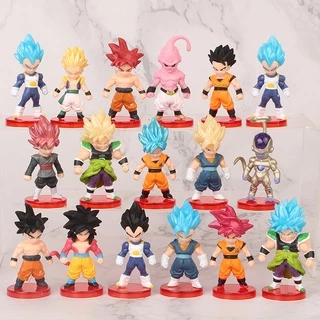 Mô hình Dragon Ball chibi nhân vật 7 Viên Ngọc Rồng Songoku - Kiểu 16 nhân vật - 0IX0