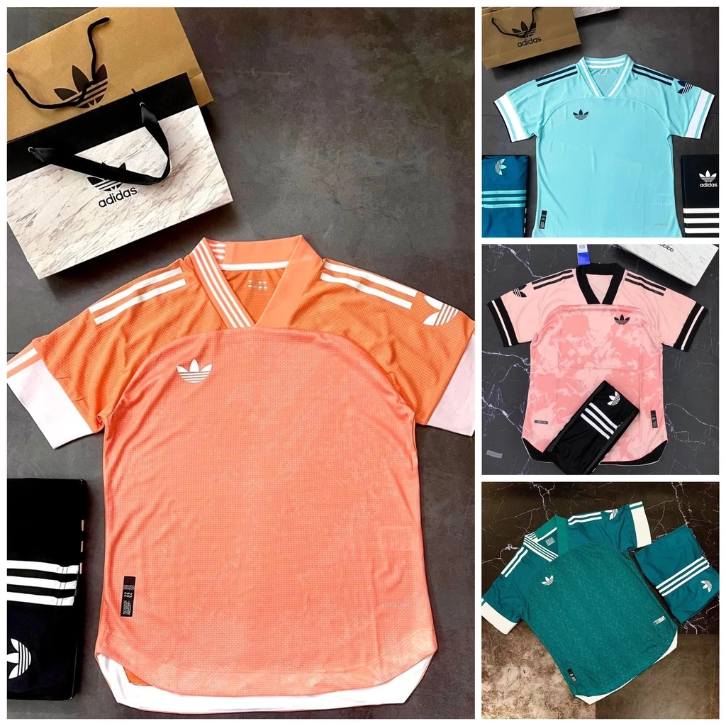 [Quần có túi]  5 MÀU Áo bóng đá 🔥 Bộ HOA SEN ADIDAS phối màu - Cam kết Y Hình - Hàng xịn, Set thể thao đẹp năm 2021