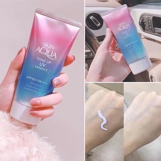[HÀNG CHÍNH HÃNG] Kem chống nắng Skin Aqua Tone Up UV Essence SPF 50 Nhật Bản