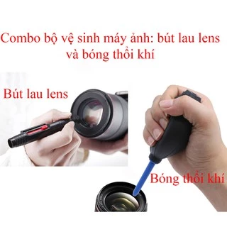 Combo bút lau lens và bóng thổi khí vệ sinh máy ảnh