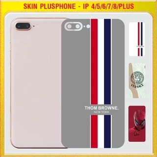 Dán Skin mặt sau cho iPhone 4, 4s, 5, 5c, 5s, 5 SE, 6, 6s, 6 Plus, 7, 7 Plus, 8, 8 Plus mẫu Thom Browne