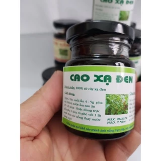 Cao xạ đen (hộp 200g), cao lá xạ đen hòa bình, men gan cao, gan nhiễm mỡ, mỡ máu, thơm nức mũi