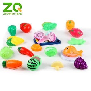 Bộ đồ chơi cắt rau củ quả cho bé ZHAN QI TOYS