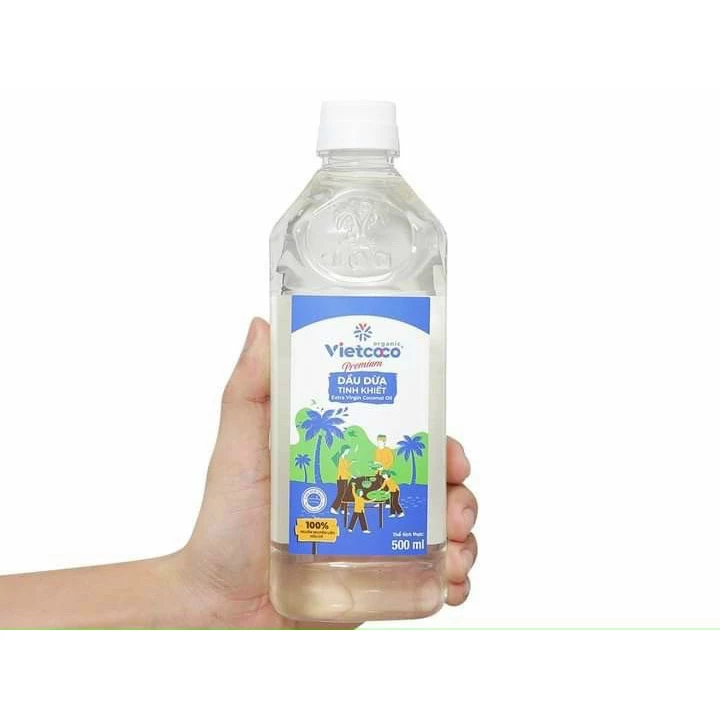 Dầu dừa tinh khiết Premium Organic VIETCOCO - 500ml