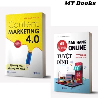 Sách - Combo 43 Bí mật bán hàng online tuyệt đỉnh + Content Marketing 4.0: Nội dung hay, bán bay kho hàng