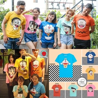 Áo thun hoạt hình Thái Doraemon, Nobita,Xuka,Xeko,Chaien GS023 GS024 GS025 GS026 GS027 GS028 | Shopee Việt Nam