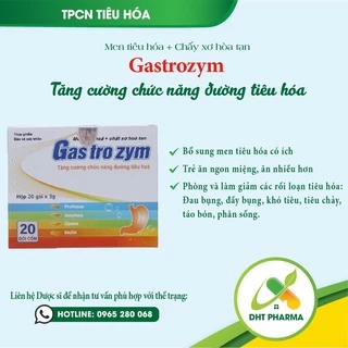 Bổ sung men tiêu hóa và chất xơ hòa tan Gastrozym (Hộp 30gói x3g)