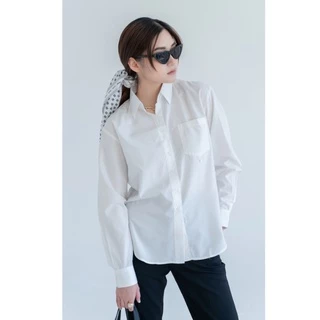 Áo sơ mi trắng nữ kiểu dáng đơn giản thanh lịch MYRA SHIRT