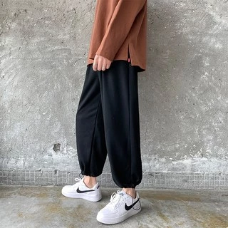 Quần Thể Thao Nam Nữ Mặc 2 Kiểu Ống Rộng Culottes Và Jogger Rút Gấu Lưng Chun Co Giãn JOGGER NAM 9000064C11