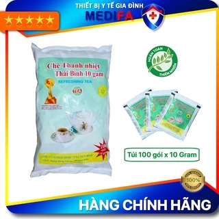 Chè thanh nhiệt Thái Bình, trà thanh nhiệt giải độc, mát gan, chè thanh lọc cơ thể