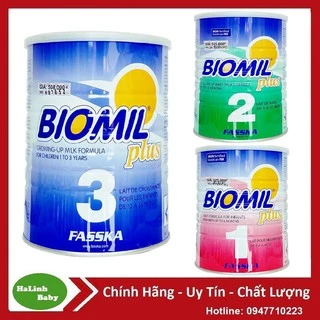 Sữa Bột Biomil Đủ Số 1, 2, 3 hộp 800g ( Date 2026 )