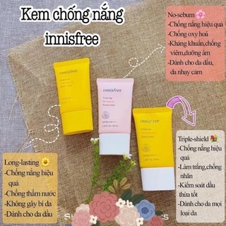 KEM CHỐNG NẮNG INNISFREE 3 MÀU ( AUTHENTIC )