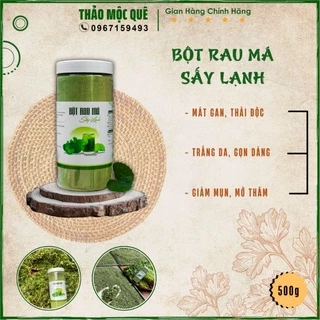 Bột rau má sấy lạnh nguyên chất organic giảm cân hiệu quả an toàn - Bột rau má thanh nhiệt, mát gan