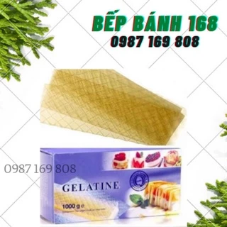 GELATINE LÁ EWALD , XUẤT XỨ ĐỨC 10 LÁ 3.5 GAM