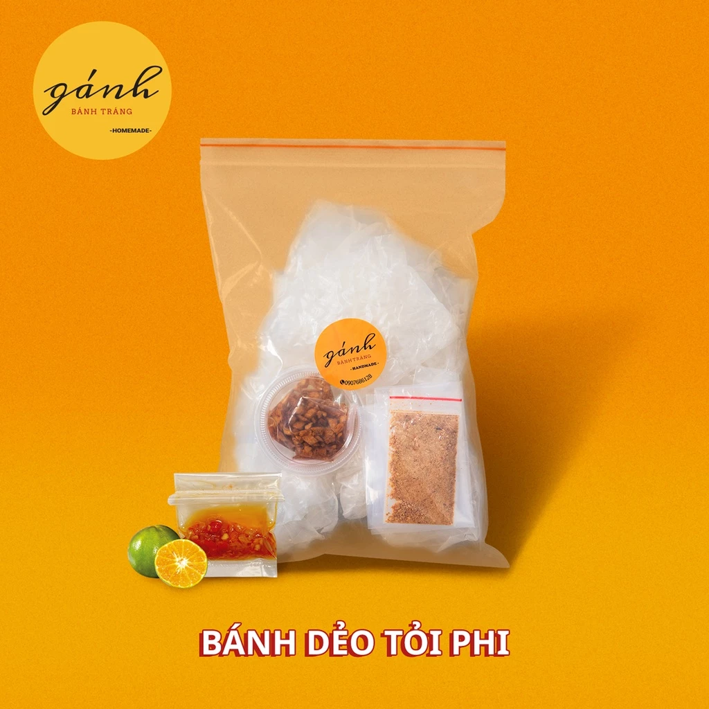 Bánh Tráng Dẻo Tỏi Phi - ĂN CHAY