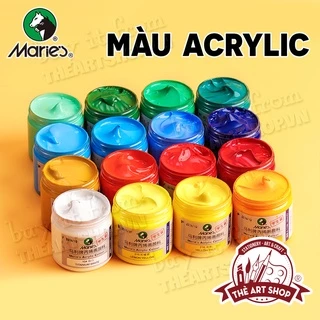 (HỎA TỐC) Màu Acrylic Marie's 100ml vẽ trên tất cả vật liệu THEARTSHOP