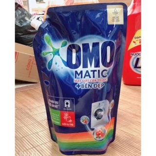 Túi Nước giặt Omo Matic dành cho máy giặt cửa trước túi 1.8kg