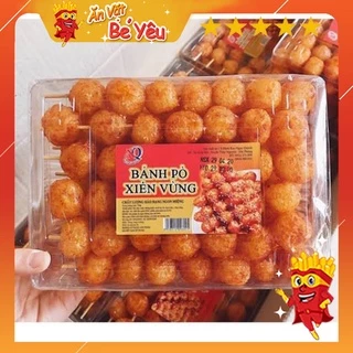 Bánh pò xiên vừng bò xiên vừng (hộp 320g) bánh bò đặc sản hải dương đồ ăn vặt cổng trường ăn vặt tuổi thơ cay ngon