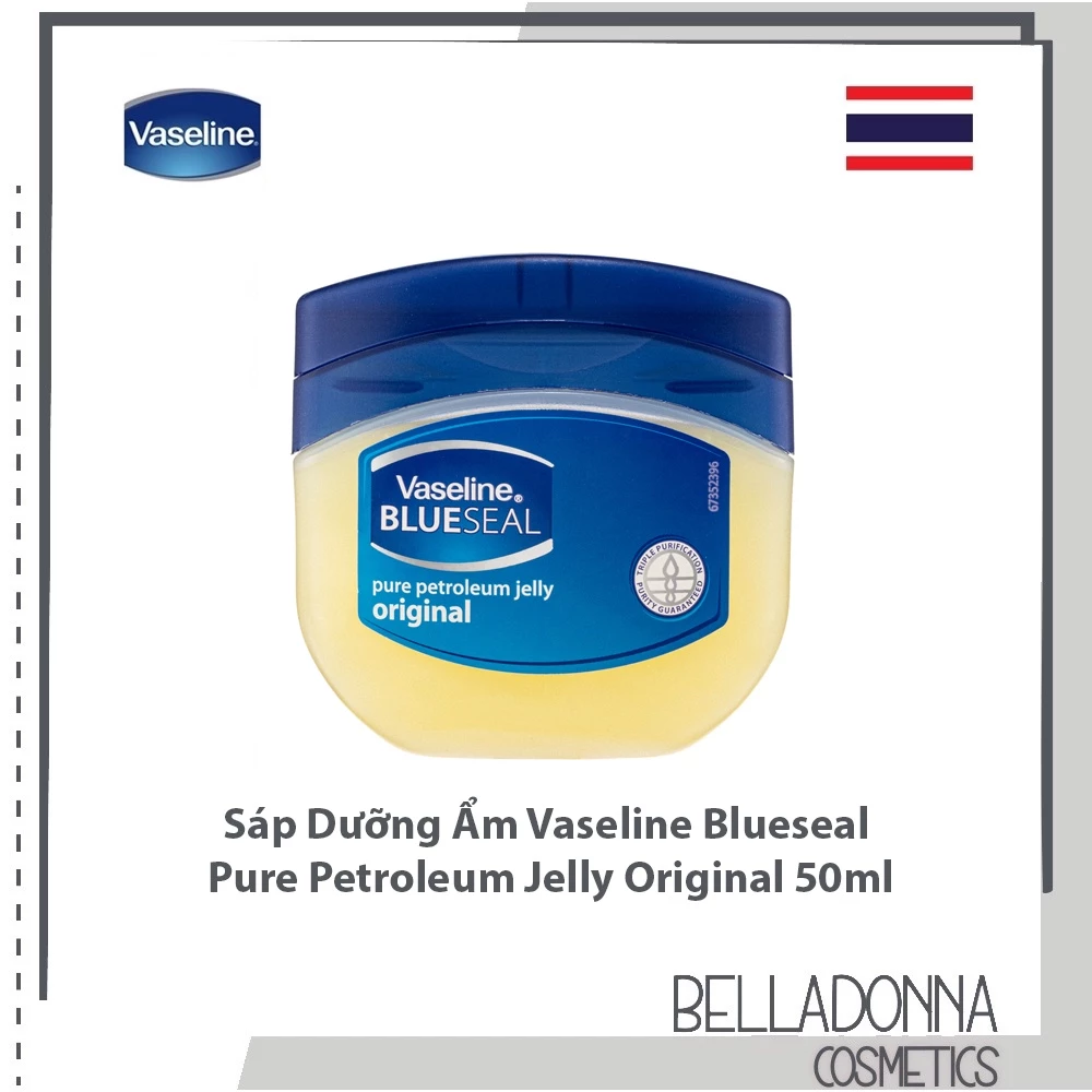 Sáp Dưỡng Ẩm Đa Năng Vaseline Blueseal Pure Petroleum Jelly Original 50ml