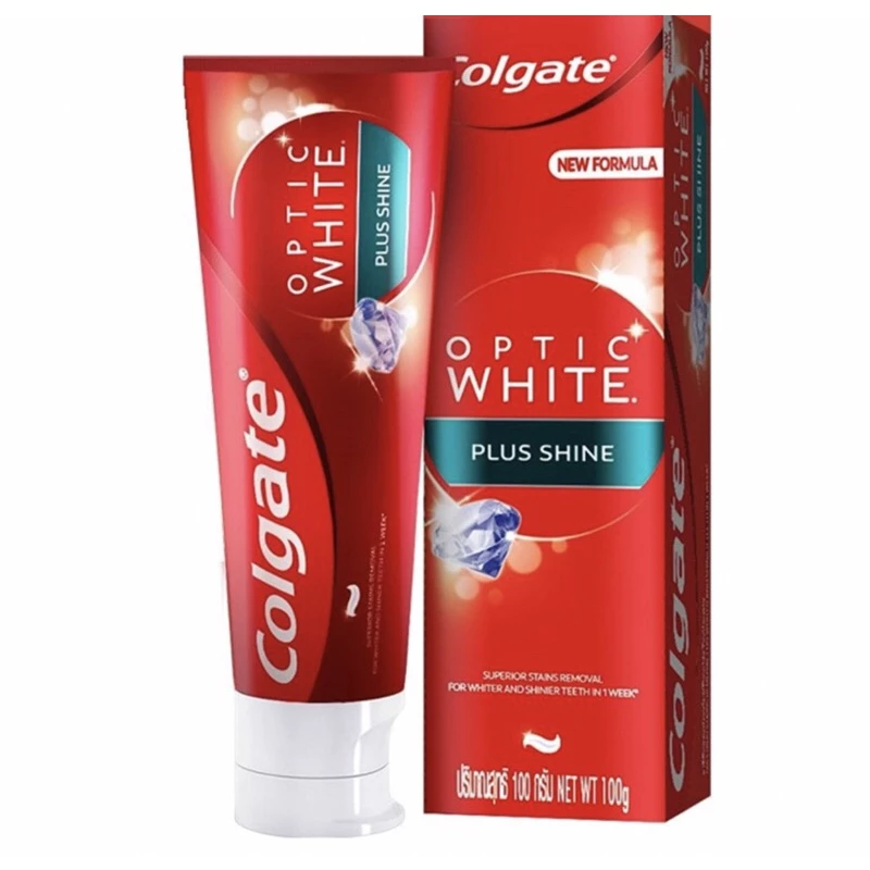 Kem Đánh Răng Colgate Optic White Plus Shine 100G