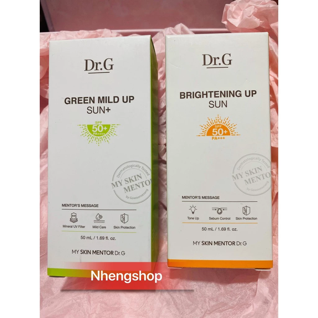 Kem chống nắng Dr.G brightening / Green Mild up sun