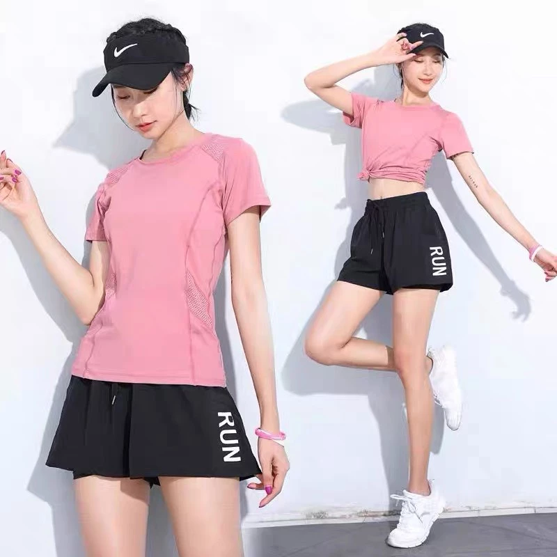 Quần tập Gym-YoGa -Earobic mẫu quần 2 lớp phối lưới 2 bên hông (RUN)