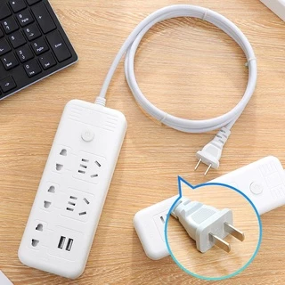 Ổ cắm điện đa năng thông minh tích hợp cổng USB 5V sạc nhanh chịu tải 2500W an toàn chống giật