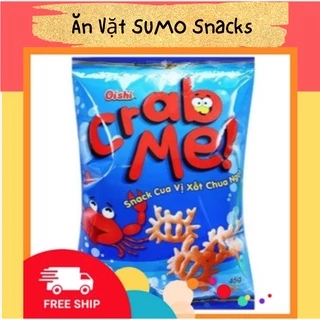 Bim Bim Snack Cua Vị Xốt Chua Ngọt Oishi 45g-Ăn Vặt Sumo Snack