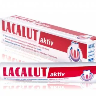 Kem đánh răng Đức Lacalut aktiv 75 ml:  ( nhập khẩu chính hãng )