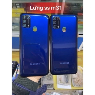 Nắp lưng Samsung M31 (kèm vành kính camera) nhiều màu zin new