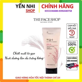 [CHUẨN AUTH] Sữa rửa mặt gạo hàn quốc The face shop 150ML