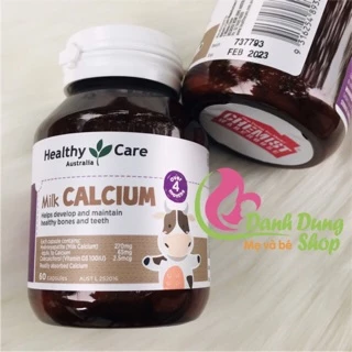 Canxi Healthy Care Milk Calcium 60 viên Úc - tem
