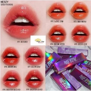 Son Tint Bóng Siêu Lì, Cho Đôi Môi Căng Mọng Merzy Aurora Dewy Tint 5.5g