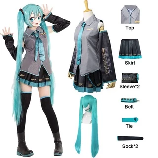 Bộ Tóc Giả Midi Hóa Trang Nhân Vật Vocaloid Miku Nhật Bản Cho Người Mới Bắt Đầu