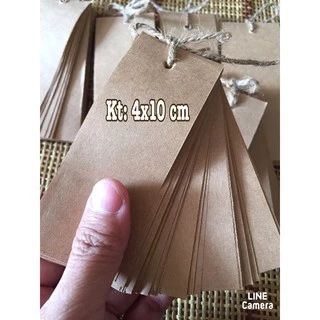 combo 5 sấp ghi chú kraft chỉ 8K ( kt: 4x10cm)