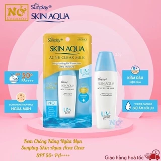 Sữa Chống Nắng Dưỡng Da Ngừa Mụn Sunplay Skin Aqua Acne Clear SPF 50+ PA++++(25g