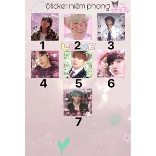 [SẴN] sticker niêm phong BTS(mô tả)