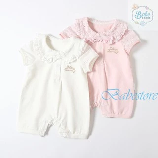 Bộ body cotton thêu family cho bé 0-24 tháng