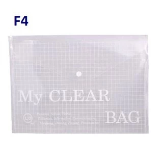 Bìa nút F4 My clear - CÁI ( 12 cái / Xấp)