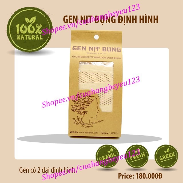 Gen nịt bụng Wonmom - giảm mỡ bụng cho mẹ sau sinh - freesize loại 1 - Việt Nam