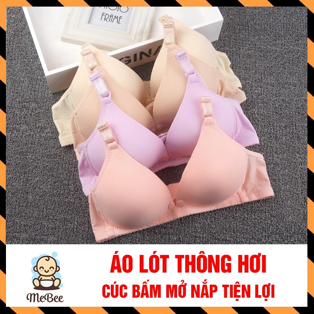 Áo lót thông hơi cho con bú có cúc bấm tiện lợi (MỚI)