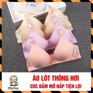 Áo lót thông hơi cho con bú có cúc bấm tiện lợi (MỚI)