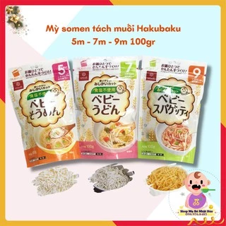 Mì Somen Tách Muối Hakubaku 5m-7m-9m 100g