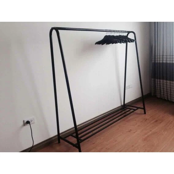 Kệ Sắt Treo Quần Áo Chữ A 1 Tầng