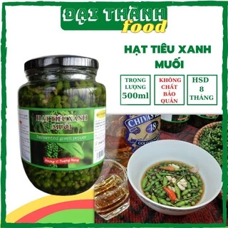 Hạt tiêu xanh ngâm dấm/Tiêu xanh muối hảo hạng/ shop uy tín 6 năm tại Hà Nội có Giấy An toàn Thực phẩm